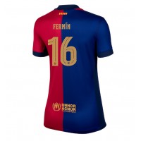 Camiseta Barcelona Fermin Lopez #16 Primera Equipación Replica 2024-25 para mujer mangas cortas